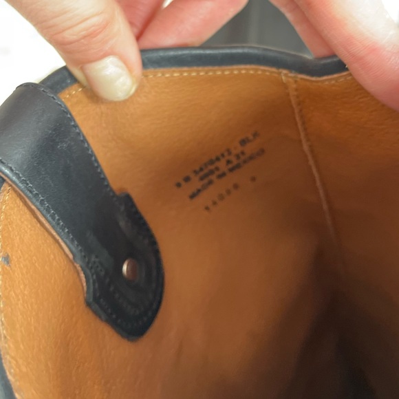 Frye pull on tall leather boot. Black. Never worn. Brand new without box - Picture 5 of 10